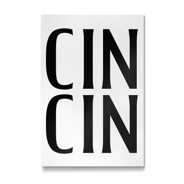 Galerie-Print "Cin Cin, Festliche Worte" 75x50 cm artboxONE