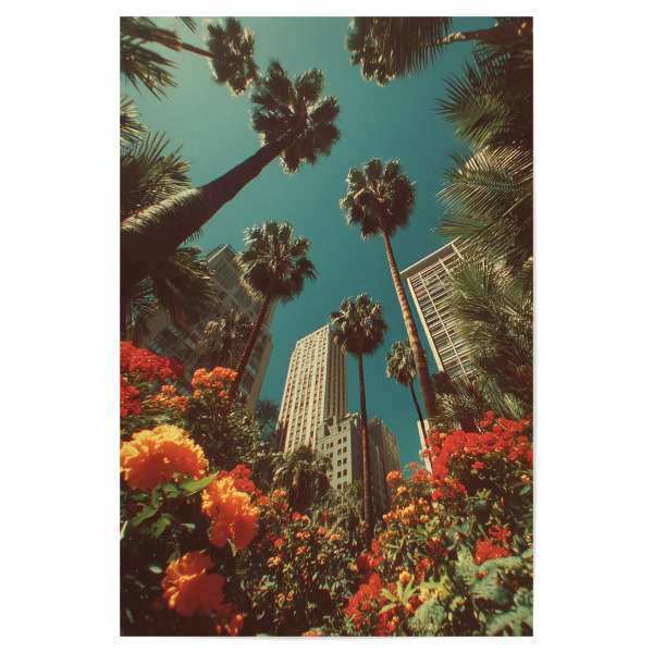 Poster 30x20 cm "Vintage California Love" artboxONE - Natur,Architektur,Reise / Länder