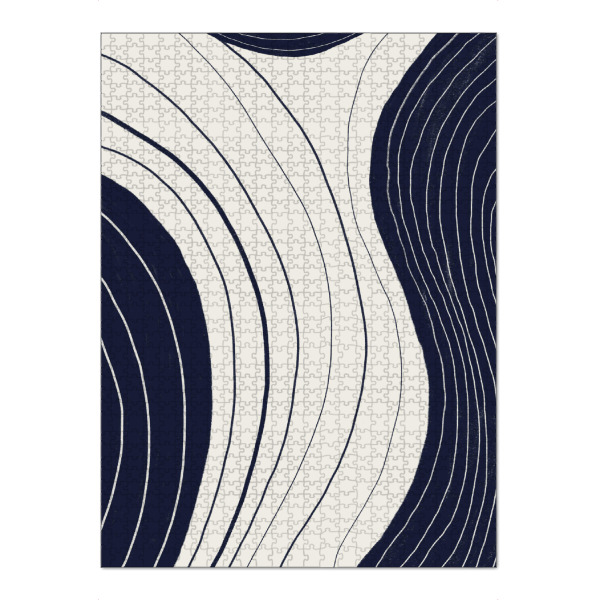 Puzzle Ravensburger "Danushka - River Land" artboxONE - Abstrakt - Abstrakt,Modern,Linien,Line-art,Form - Bild abstrakt