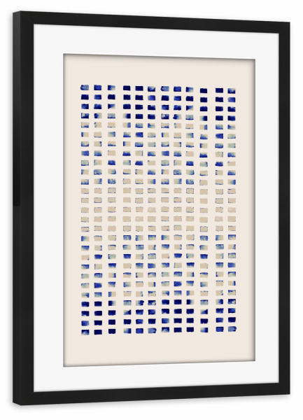Poster mit Rahmen schwarz "Danushka - Reflecting Lines" artboxONE - Abstrakt,Geometrie