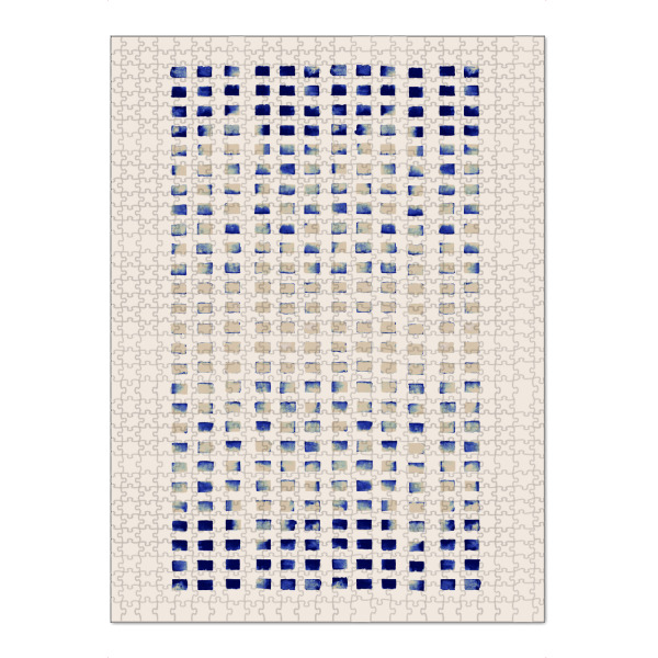 Puzzle Ravensburger "Danushka - Reflecting Lines" artboxONE - Abstrakt,Geometrie - Abstrakt,Wasserfarbe,Aquarell,Grafisch,Geometrie,Muster,Maritim