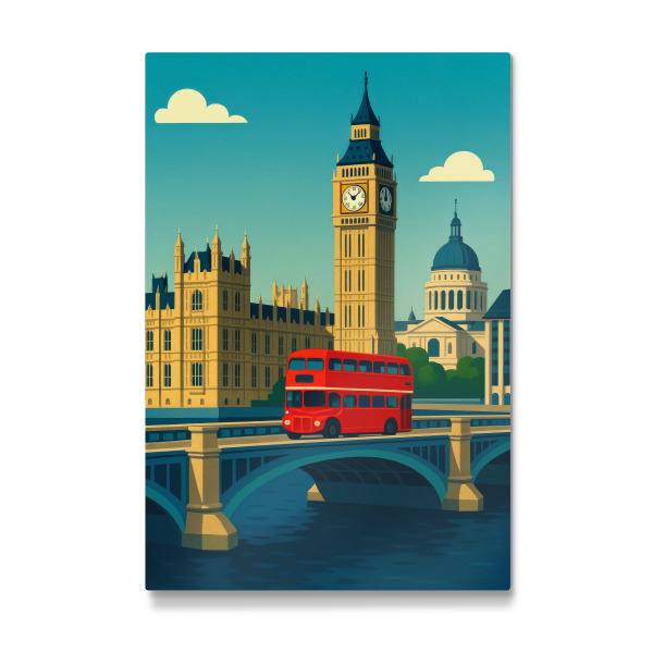 Galerie-Print "London Cityscape Charme" 30x20 cm artboxONE