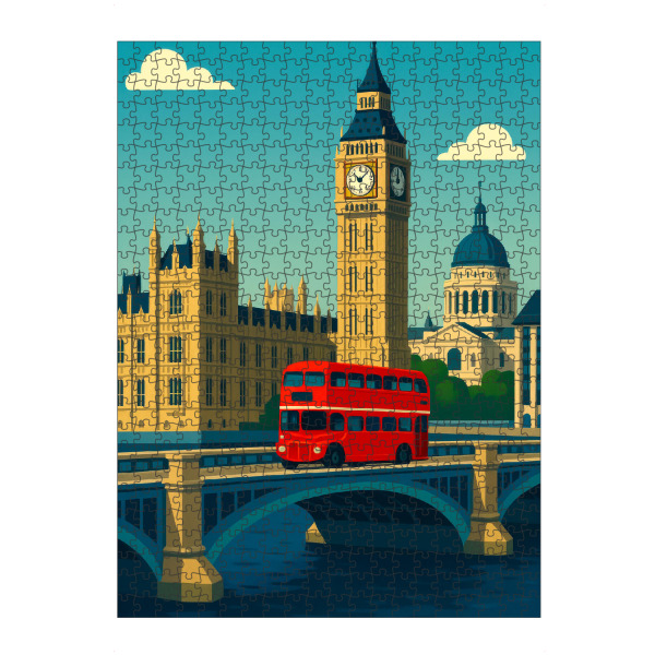 Puzzle Ravensburger "London Cityscape Charme" artboxONE - Städte / London,Reise,Architektur