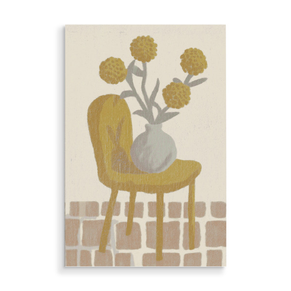 Holzbild "Blumige Vintage Akzente" artboxONE - Natur,Floral,Abstrakt