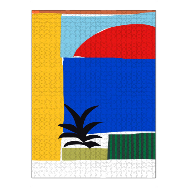 Puzzle Ravensburger "Abstract Horizon" artboxONE - Abstrakt - Resumo,Matisse,Colorido,Arte moderna,Paisagem,Recortar - Bild resumo