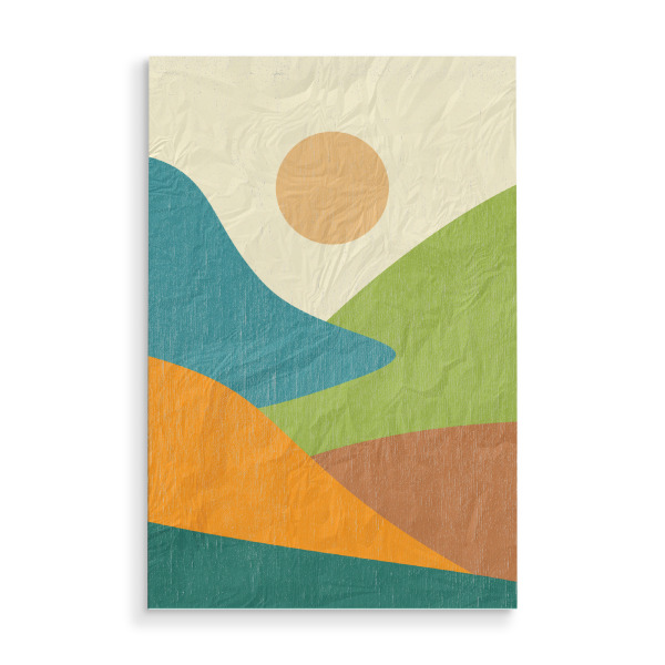 Holzbild "Geschichtete Natur" artboxONE - Natur,Abstrakt