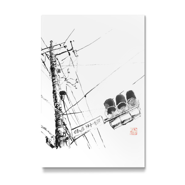 Galerie-Print "Tokyo Drähte" 30x20 cm artboxONE