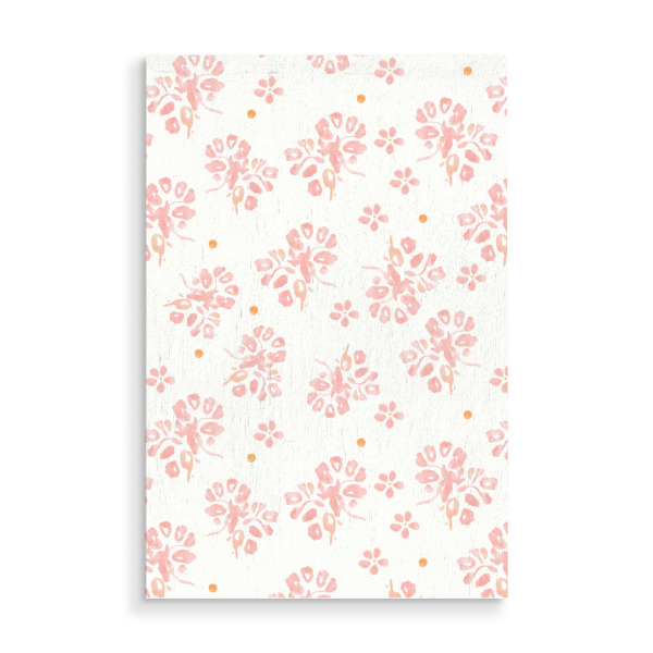 Holzbild "Dotty Blütenblätter" artboxONE - Floral