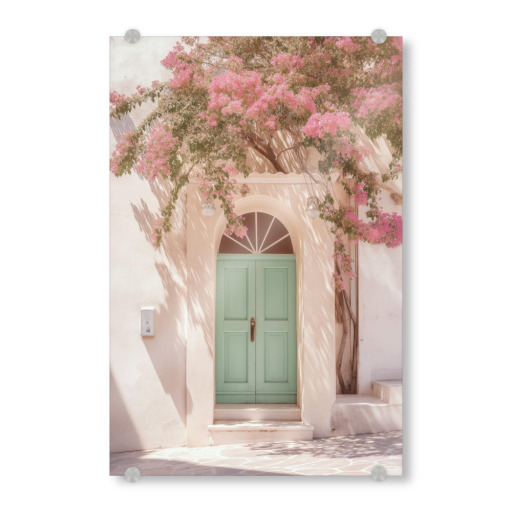 Mediterranean Flowers Doorway