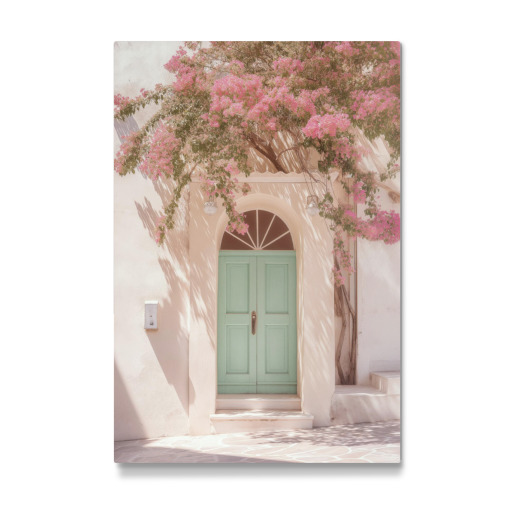 Mediterranean Flowers Doorway