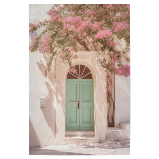 Mediterranean Flowers Doorway Mediterranean Flowers Doorway