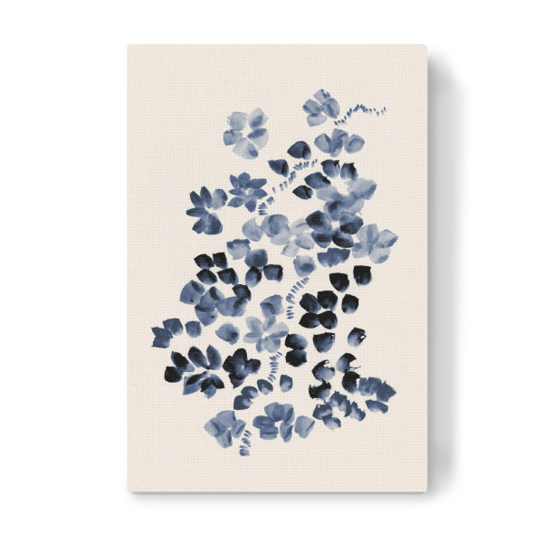 Leinwandbild "Danushka - Blossoms on a Vine" artboxONE - Natur,Floral - Aquarell,Maritim,Wasserfarbe,Gemälde,Kunst,Blüten,Blumen,Natur