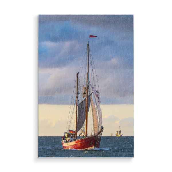 Holzbild "Hanse Sail in der Stadt Rostock" artboxONE - Natur,Reise,Reise / Strand und Meer