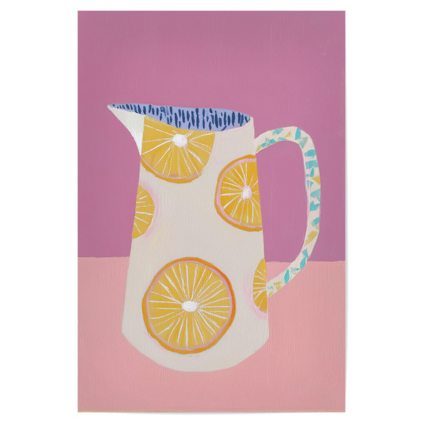 Poster "Erfrischung mit Orangen" artboxONE - Natur,Abstrakt,Essen & Trinken / Obst & Gemüse