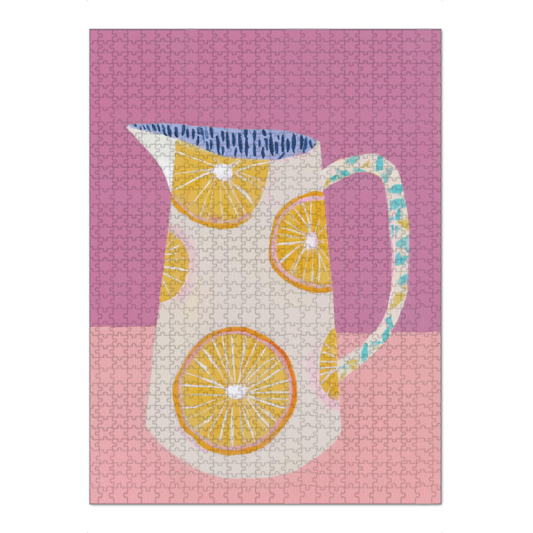 Puzzle Ravensburger "Erfrischung mit Orangen" artboxONE - Natur,Abstrakt,Essen & Trinken / Obst & Gemüse