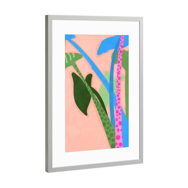 Poster mit Rahmen Silber "STEM Squad" artboxONE - Natur