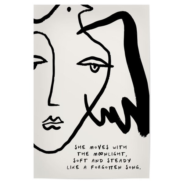 Poster "Cosmic Notes (Two)" artboxONE - Typografie,Menschen,Für Mama