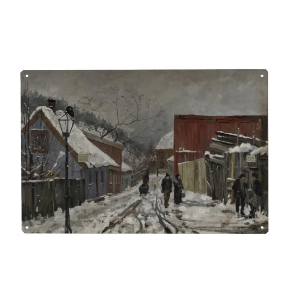 Metall Poster "Von saxegardsgate" artboxONE - Städte,Reise,Reise / Länder