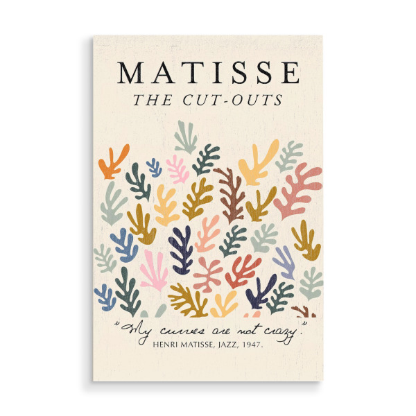 Holzbild "Henri Matisse Ba" artboxONE - Floral,Abstrakt