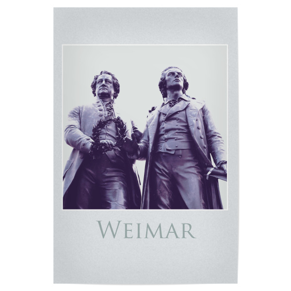 Poster "Das Denkmal in Weimar" artboxONE - Reise,Architektur,Reise / Länder