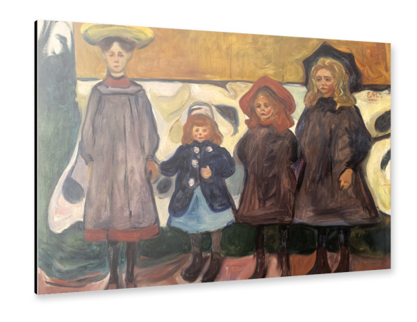 Alu-Dibond "Vier Mädchen in Asgardstrand" 30x20 cm artboxONE