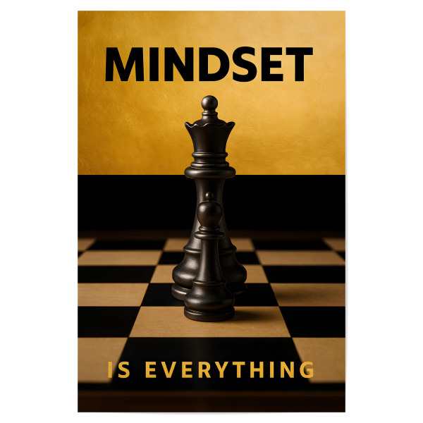 Poster "Mindset" artboxONE - Typografie