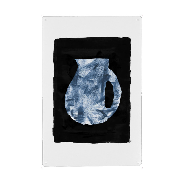 Holzbild "Danushka - Cryptic Jug" artboxONE - Essen & Trinken,Abstrakt - Küche,Essen,Trinken,Krug,Wein,Wasser,Abstrakt,Modern