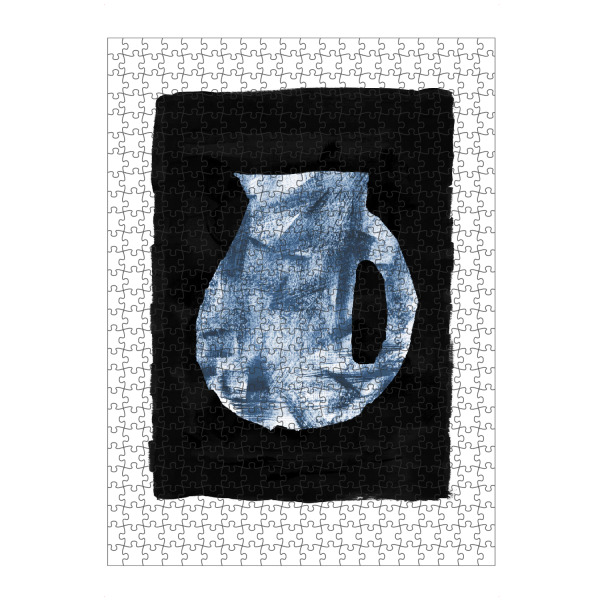 Puzzle Ravensburger "Danushka - Cryptic Jug" artboxONE - Essen & Trinken,Abstrakt - Küche,Essen,Trinken,Krug,Wein,Wasser,Abstrakt,Modern
