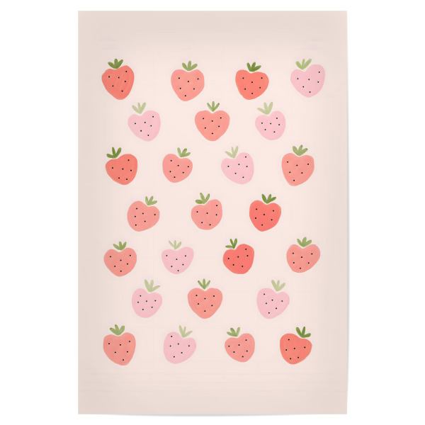 Poster "Erdbeer süße Köstlichkeiten" artboxONE - Essen & Trinken / Obst & Gemüse