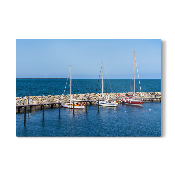 Galerie-Print "Segelboote im Nothafen" 75x50 cm artboxONE