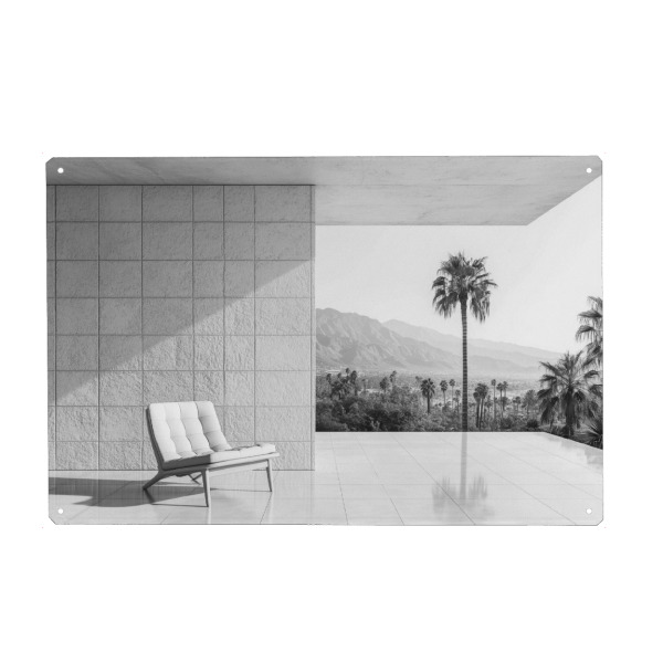 Holzbild "Kalifornischer Vintage Charme" artboxONE - Natur,Architektur,Geometrie