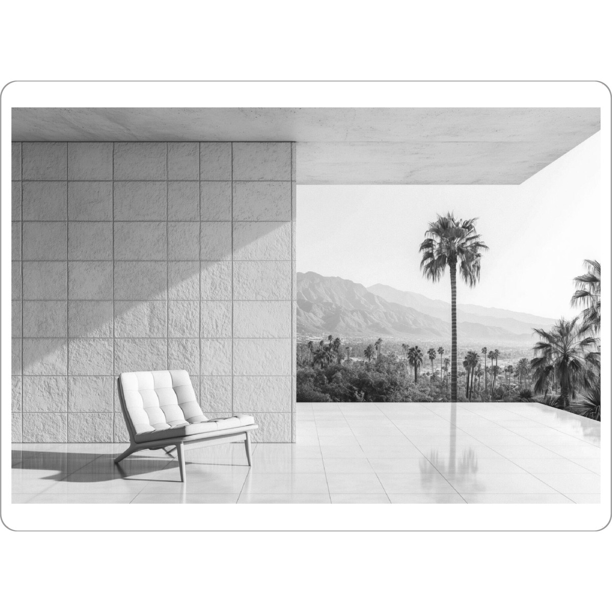 Tischset "Kalifornischer Vintage Charme" artboxONE - Natur,Architektur,Geometrie