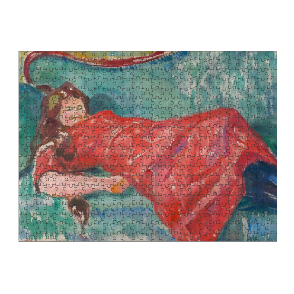 Puzzle Ravensburger "Auf dem Sofa" artboxONE - Menschen,Für Mama,Für Papa