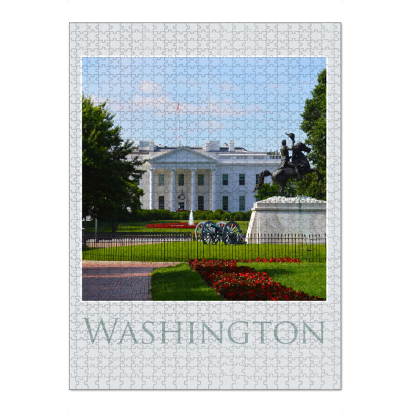 Puzzle Ravensburger "Das weiße Haus" artboxONE - Reise,Architektur,Reise / Länder,Städte / Washington