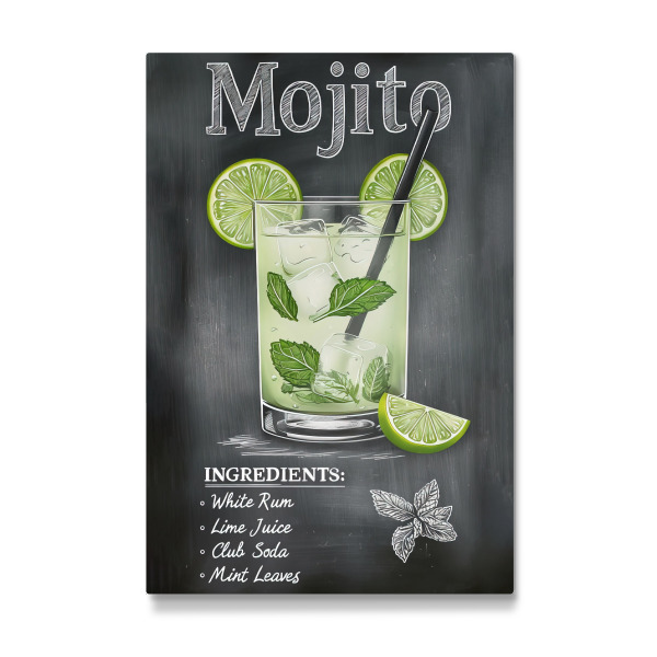 Galerie-Print "Mojito Cocktail z" 75x50 cm artboxONE
