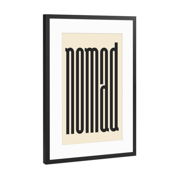 Poster mit Rahmen Schwarz (Metallic) "Nomade" artboxONE - Reise,Essen & Trinken,Reise / Asien