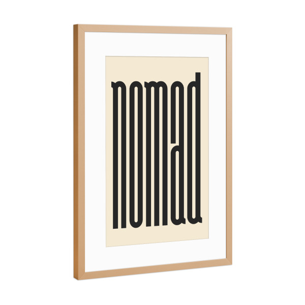 Poster mit Rahmen Kupfer "Nomade" artboxONE - Reise,Essen & Trinken,Reise / Asien