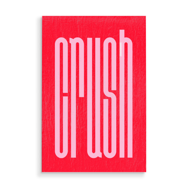 Holzbild "Crush Pink" artboxONE - Essen & Trinken