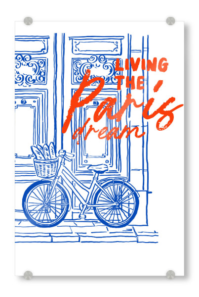 Acrylglasbild "Living the Paris Dream" artboxONE - Städte / Paris