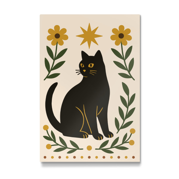 Galerie-Print "Mystical Cat and Star" 30x20 cm artboxONE