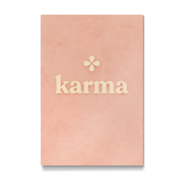 Galerie-Print "Karma (pastel Rosa)" 75x50 cm artboxONE