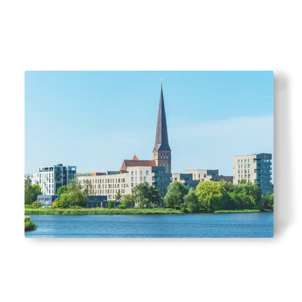 Leinwandbild "Petrikirche in Rostock" artboxONE - Städte,Natur,Reise,Architektur