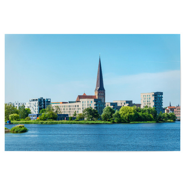 Poster "Petrikirche in Rostock" artboxONE - Städte,Natur,Reise,Architektur