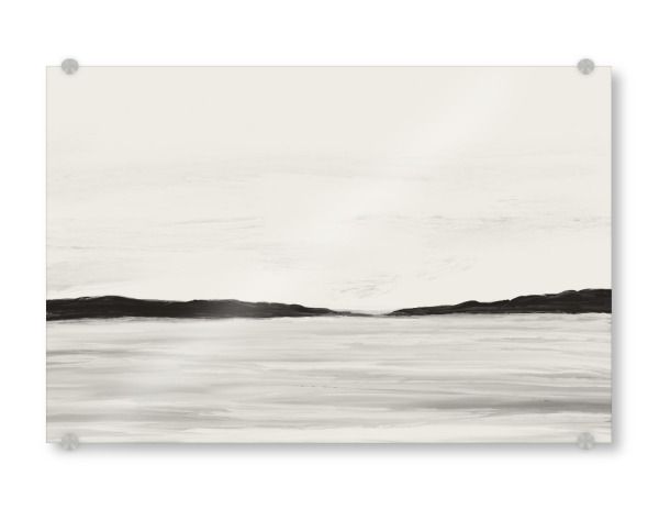 Acrylglasbild "Danushka - Minimal Landscape B" artboxONE - Natur,Abstrakt - Landschaft,Abstrakt,Wasser,Meer,Ozean,Natur,Monochrom