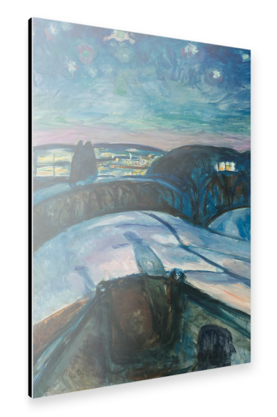 Alu-Dibond "Sternennacht von Edvard Munch" 30x20 cm artboxONE