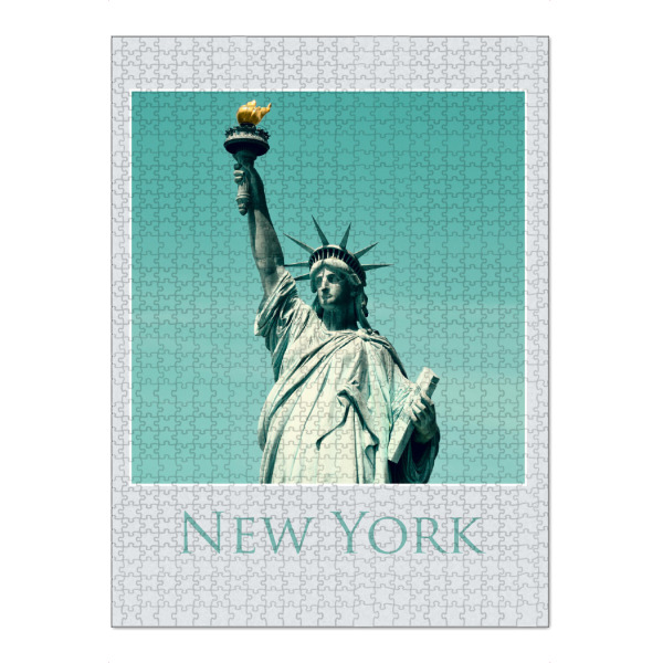 Puzzle Ravensburger "Miss Liberty @ NYC" artboxONE - Städte / New York,Reise,Architektur,Reise / Länder