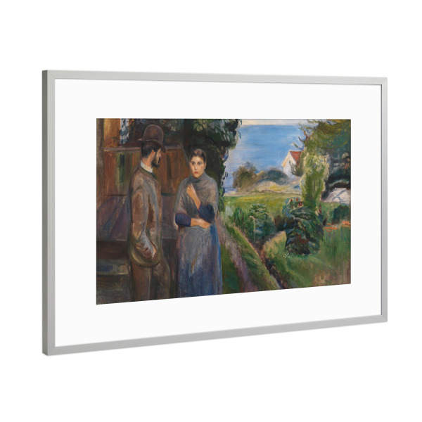 Poster mit Rahmen Silber "Abendleidenschaft" artboxONE - Menschen,Für Mama,Für Papa