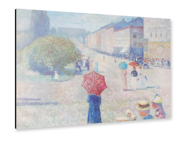 Alu-Dibond "Frühlingstag auf Karl Johan" 75x50 cm artboxONE