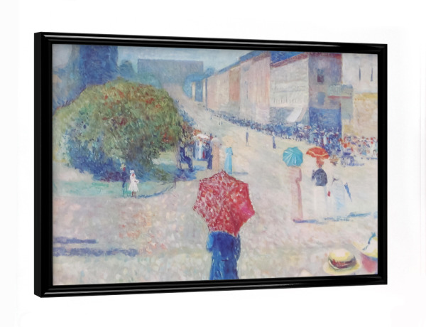 Poster mit schwarzem Rahmen "Frühlingstag auf Karl Johan" artboxONE - Reise,Reise / Länder,Für Mama