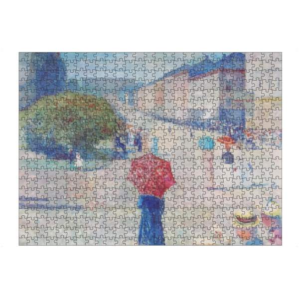 Puzzle Ravensburger "Frühlingstag auf Karl Johan" artboxONE - Reise,Reise / Länder,Für Mama